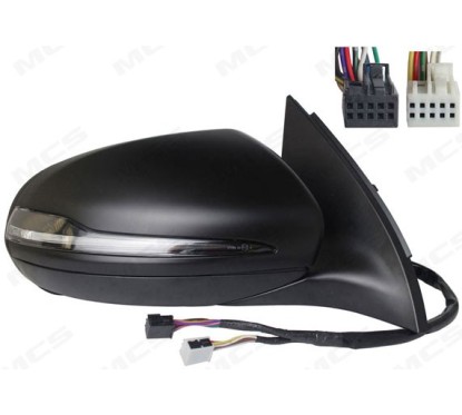 Retrovisore destro Elett. Asf. Term. Ribalt. C/Pr C/Freccia Led e Memoria (6+7 Pins) Mb Gla H247 per Mercedes Gla (X156) 334944