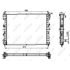 Radiatore Land Rover 53096 - 32-53096 - 32-53096