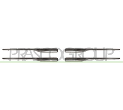 Kit Modanature Griglia Radiatore Crom. (4 Pz) per Dacia Logan, Logan (Mcv) e Sandero e altri modelli DA2242226