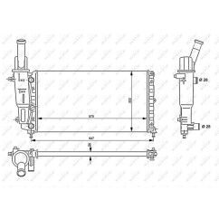 Radiatore Fiat 53225 - 32-53225 - 32-53225
