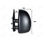 Retrovisore 30512 El.ri.br.corto Ducato per Citroen Jumper (230), Jumper (244) e Fiat Ducato (230L) e altri modelli 335030512