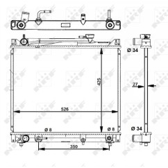 Radiatore Suzuki 53289 - 32-53289 - 32-53289