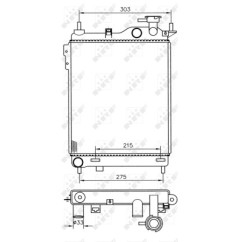 Radiatore Hyundai 53359 - 32-53359 - 32-53359