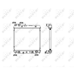 Radiatore Honda 53408 - 32-53408 - 32-53408