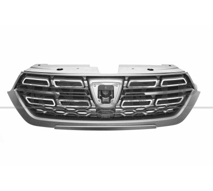 Griglia Radiatore Nera C/Modanature Cromate per Dacia Dokker Stepway DA7362001
