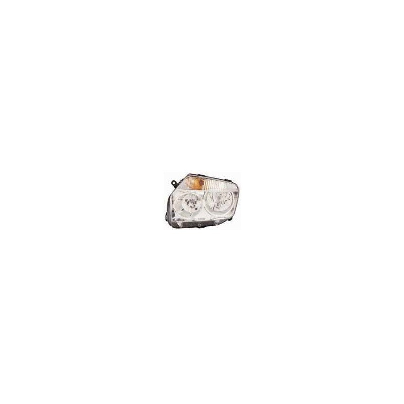 Proiettore sinistro H1+H7 Ele.senza Motore Crom. per Dacia Duster DA8204904