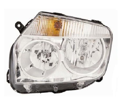 Proiettore sinistro H1+H7 Ele.senza Motore Crom. per Dacia Duster DA8204904