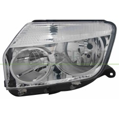 Proiettore sinistro H1+H7 Ele.senza Motore Crom. per Dacia Duster DA8204904 - 64-DA8204904 - 64-DA8204904