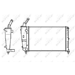 Radiatore Lancia 53619 - 32-53619 - 32-53619