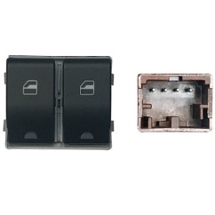 Blocco Porta anteriore sinistro (Connettore Marrone) (4 Pin) per Volkswagen Polo VKB76005 - 31-VKB76005 - 31-VKB76005