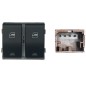 Blocco Porta anteriore sinistro (Connettore Marrone) (4 Pin) per Volkswagen Polo VKB76005