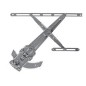 Alz.manuale anteriore destro Piaggio Porter dal 1993 ZA934R