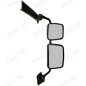 Retrovisore Manuale sinistro Nero (Termico) (Braccio per Daf Lf 45/55, Renault Midlum e Premium e altri modelli 337050427
