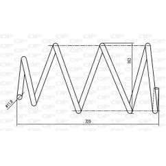 Molla Ammortizzatore Elicoidale CSR9022.00