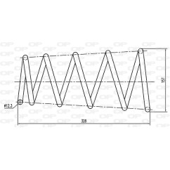 Molla Ammortizzatore Elicoidale CSR9050.02 - 80-CSR9050.02 - 80-CSR9050.02