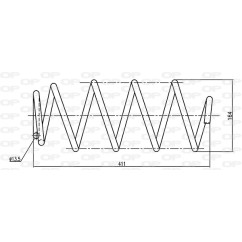 Molla Ammortizzatore Elicoidale CSR9052.02 - 80-CSR9052.02 - 80-CSR9052.02
