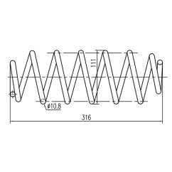 Molla Ammortizzatore Elicoidale CSR9066.02 - 80-CSR9066.02 - 80-CSR9066.02