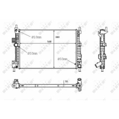 Radiatore Ford 58289 - 32-58289 - 32-58289