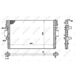 Radiatore Iveco 58361 - 32-58361 - 32-58361