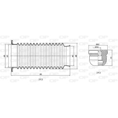 Kit Parapolvere Ammortizzatore DCK5026.04 - 80-DCK5026.04 - 80-DCK5026.04