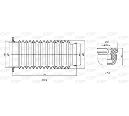 Kit Parapolvere Ammortizzatore DCK5026.04 - 80-DCK5026.04 - 80-DCK5026.04
