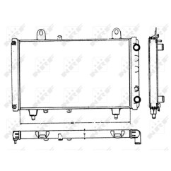 Radiatore Citroen 58749 - 32-58749 - 32-58749