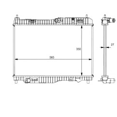 Radiatore Ford 59134 - 32-59134 - 32-59134