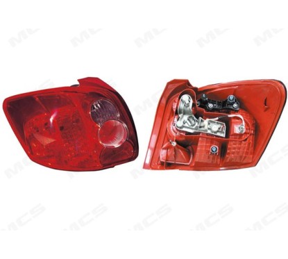 Sinistra,Fanale posteriore,Senza Portalampada (Gru per Toyota Auris 320647