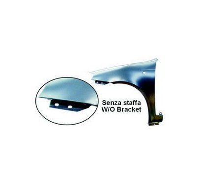 Parafango anteriore sinistro con Foro Lucciola per Fiat Punto (188) FT3403014 - 64-FT3403014 - 64-FT3403014