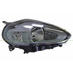 Proiettore destro (H4) (C.grigio) Fiat Punto Evo dal 2009 anche per Fiat Punto (199) FT3444913 - 64-FT3444913 - 64-FT3444913