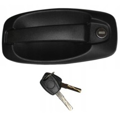 Maniglia Esterna anteriore sinistro Nera (Con Serratura e per Citroen Nemo, Fiat Doblo e Fiorino e altri modelli FT9078042