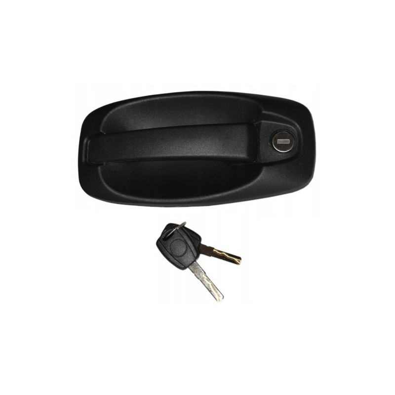 Maniglia Esterna anteriore sinistro Nera (Con Serratura e per Citroen Nemo, Fiat Doblo e Fiorino e altri modelli FT9078042