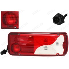 Fanale posteriore destro C/Cicalino PY21W R10W 3XP21W 2XR5W per Scania Serie II G-P-R-S 321937 - 30-321937 - 30-321937