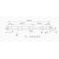 Molla A Gas Lunotto posteriore destro/Sinistro per Jeep Cherokee GSR6015.00