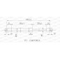 Molla A Gas Portellone posteriore destro/Sinistro per Fiat Stilo (192) GSR6034.00