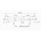 Molla A Gas Portellone posteriore per Dacia Dokker, Dokker Stepway e Nissan Kubistar (X76) e altri modelli GSR6050.00