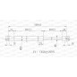 Molla A Gas Portellone posteriore destro/Sinistro per Bmw 3 (E90/E91) e 3 (E91) Touring GSR6051.00