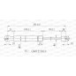 Molla A Gas Portellone posteriore destro/Sinistro per Mercedes Slk (R171) GSR6062.00