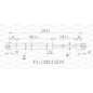 Molla A Gas Portellone posteriore destro/Sinistro per Ford Fiesta (MK6) GSR6102.00