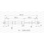 Molla A Gas Portellone posteriore destro/Sinistro per Ford Focus GSR6105.00