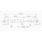 Molla A Gas Portellone posteriore destro/Sinistro per Fiat Punto (188) e Punto (5 Porte) (188) GSR6123.00