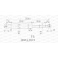 Molla A Gas Cofano anteriore destro/Sinistro per Mercedes Classe M (W163) GSR6124.00