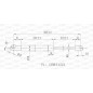 Molla A Gas Cofano anteriore destro/Sinistro per Audi A3 (8L1), A3 (8P1) e Volkswagen Bora/Jetta e altri modelli GSR6155.00