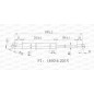 Molla A Gas Portellone posteriore destro/Sinistro per Audi A3 (8L1) e A4 (8D2_B5) GSR6171.00