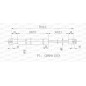 Molla A Gas Cofano anteriore destro per Mercedes Classe C (W203), Classe C (W204) e Clk (W209) GSR6207.01