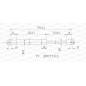 Molla A Gas Cofano anteriore sinistro per Mercedes Classe C (W203), Classe C (W204) e Clk (W209) GSR6207.10