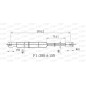 Molla A Gas Cofano anteriore destro/Sinistro per Fiat Doblo GSR6434.00