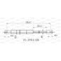 Molla A Gas Portellone posteriore destro/Sinistro per Dacia Sandero GSR6441.00
