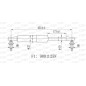 Molla A Gas Portellone posteriore destro/Sinistro per Chrysler-Dodge Voyager-Caravan GSR6458.00
