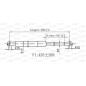 Molla A Gas Portellone posteriore destro/Sinistro per Nissan Note GSR6547.00